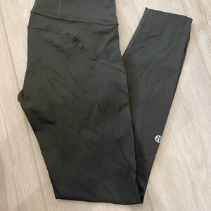 Lululemon Olive Fast & Free Leggings